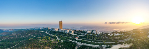 תצלום אויר של אוניברסיטת חיפה - 1